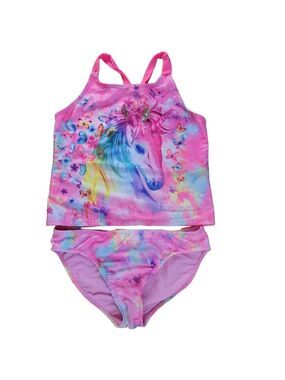 XL 14/16 Unicorn Girls Swimsuit by Wonder Nation
